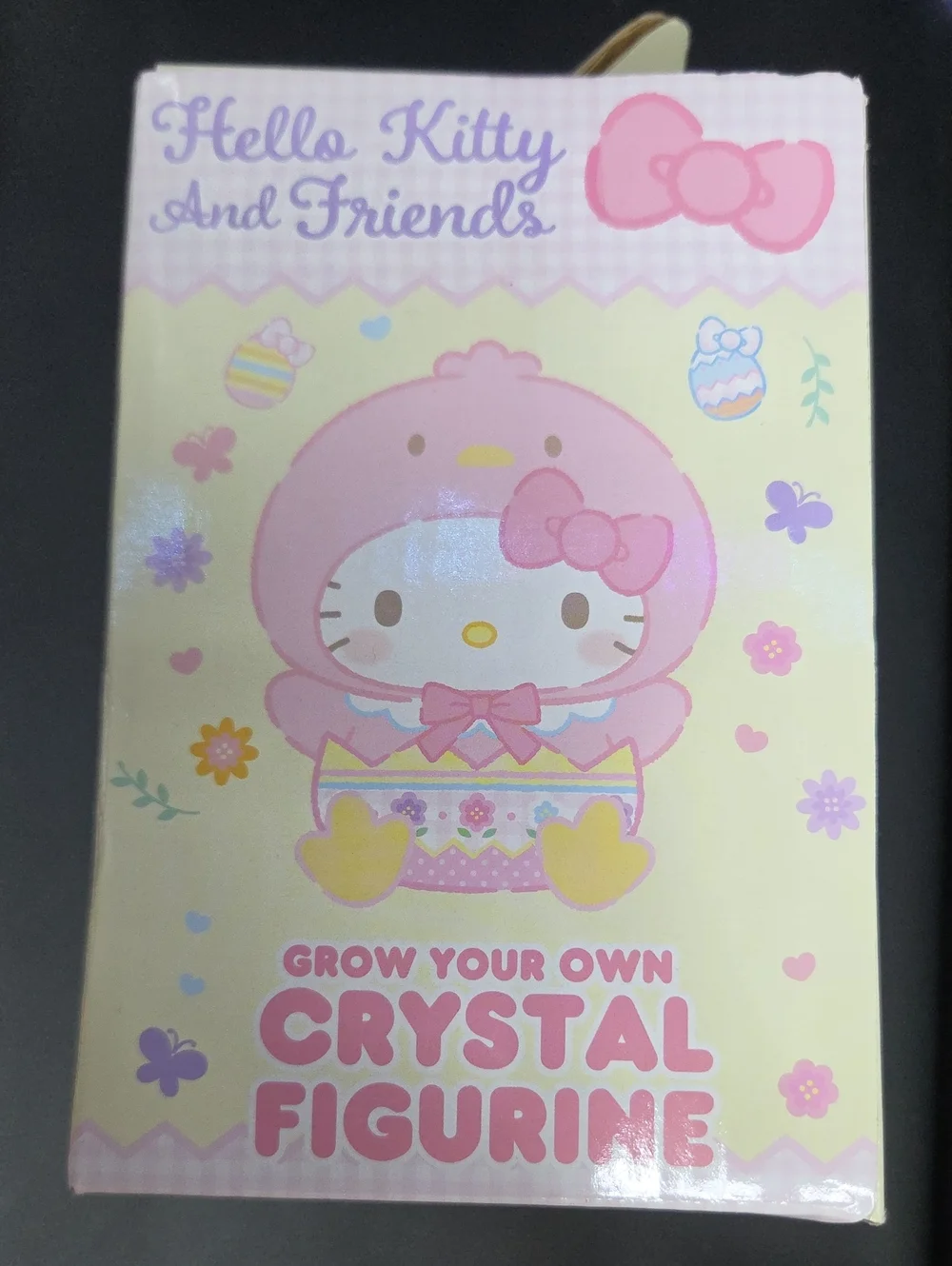 Hello Kitty And Friends Grow & Paint Your Own Crystal Figurine Craft Kit NIB